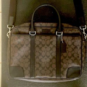 Coach briefcase. Excellent condition & never used
